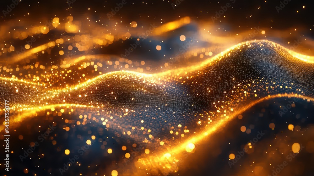 Fototapeta premium Abstract luminous mesh background with radiant network patterns jpeg background image