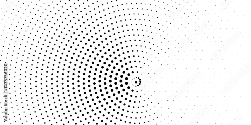 Abstract monochrome halftone pattern. Futuristic panel. Grunge dotted backdrop with circles, dots, point. Design element for web banners, posters, cards, wallpapers, sites. Abstract monochrome halftone pattern. Futuristic panel. Grunge dotted backdrop with circles, dots, point. Design element for web banners, posters, cards, wallpapers, sites.
