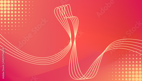 Interpolated wavy line background