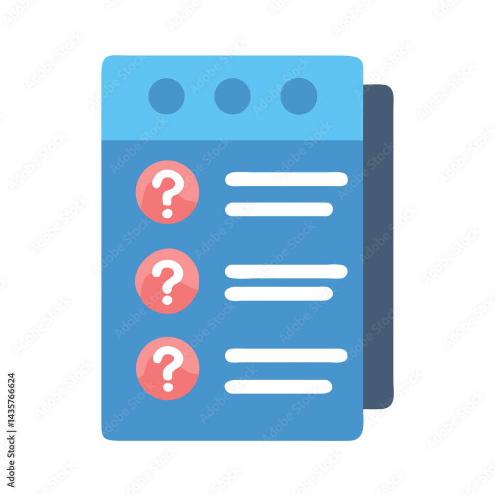 List of Frequently Asked Questions on a Light Blue Page List of Frequently Asked Questions on a Light Blue Page