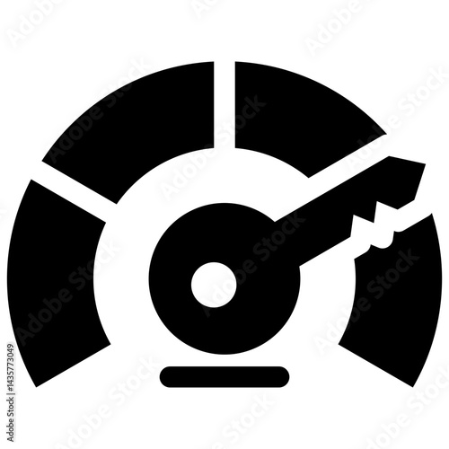 Key Performance Indicator icon symbol. Vector illustration.