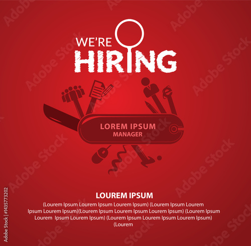 we are hiring template