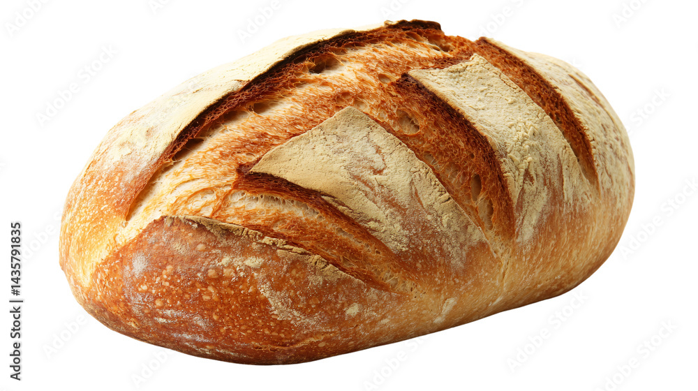 Fresh Bread Loaf Isolated on White Background for Bakery Concept Photography Fresh Bread Loaf Isolated on White Background for Bakery Concept Photography