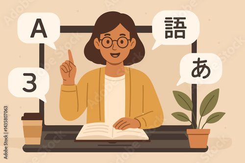 A flat e-learning environment that incorporates multilingual interaction and various tech tools