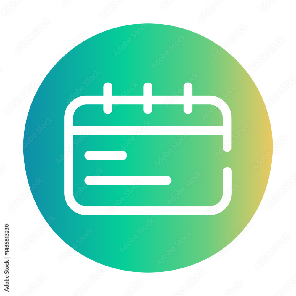 date Gradient icon date Gradient icon