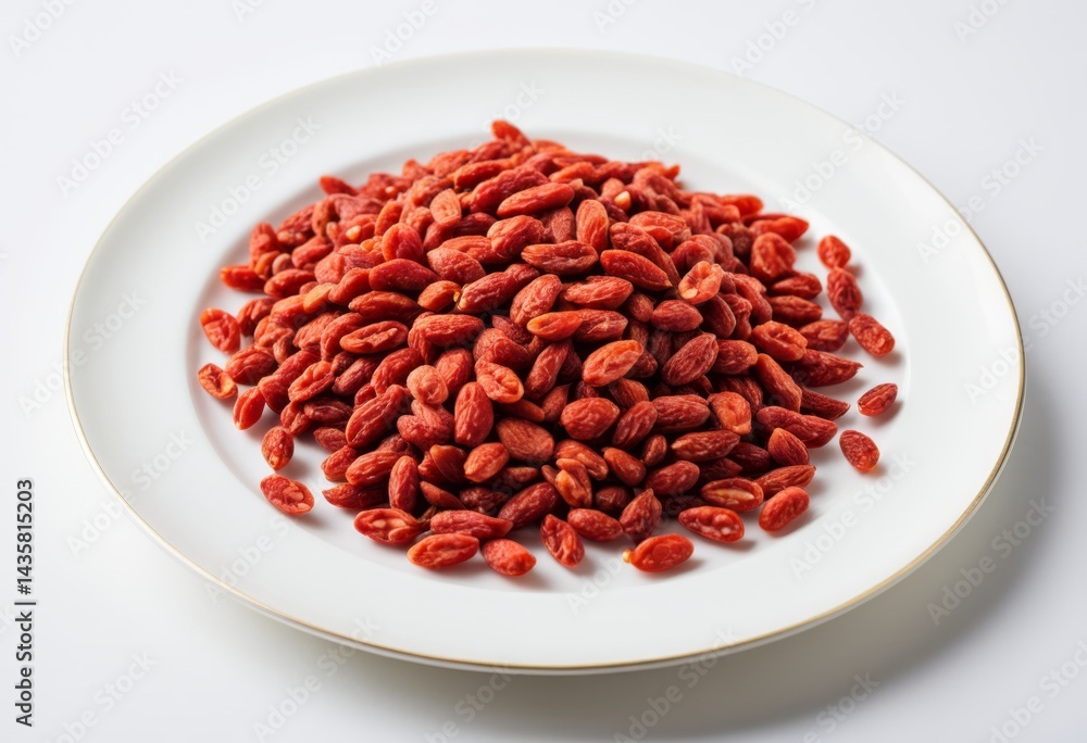 On the white surface is the board goji On the white surface is the board goji