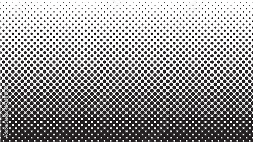 Wallpaper Mural ハーフトーン　グレイ　黒 Torontodigital.ca