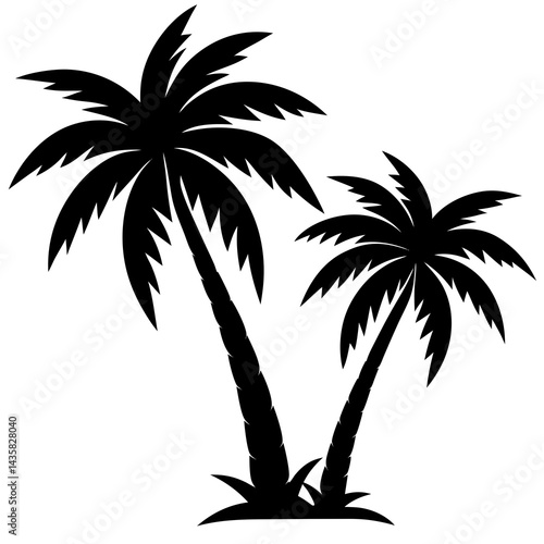 palm tree silhouettes