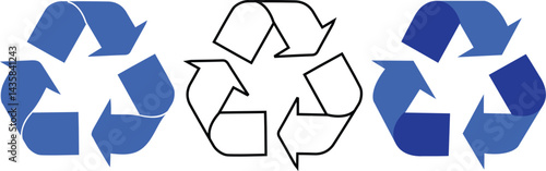 Recycling Symbols Promoting Environmental Sustainability and EcoFriendliness