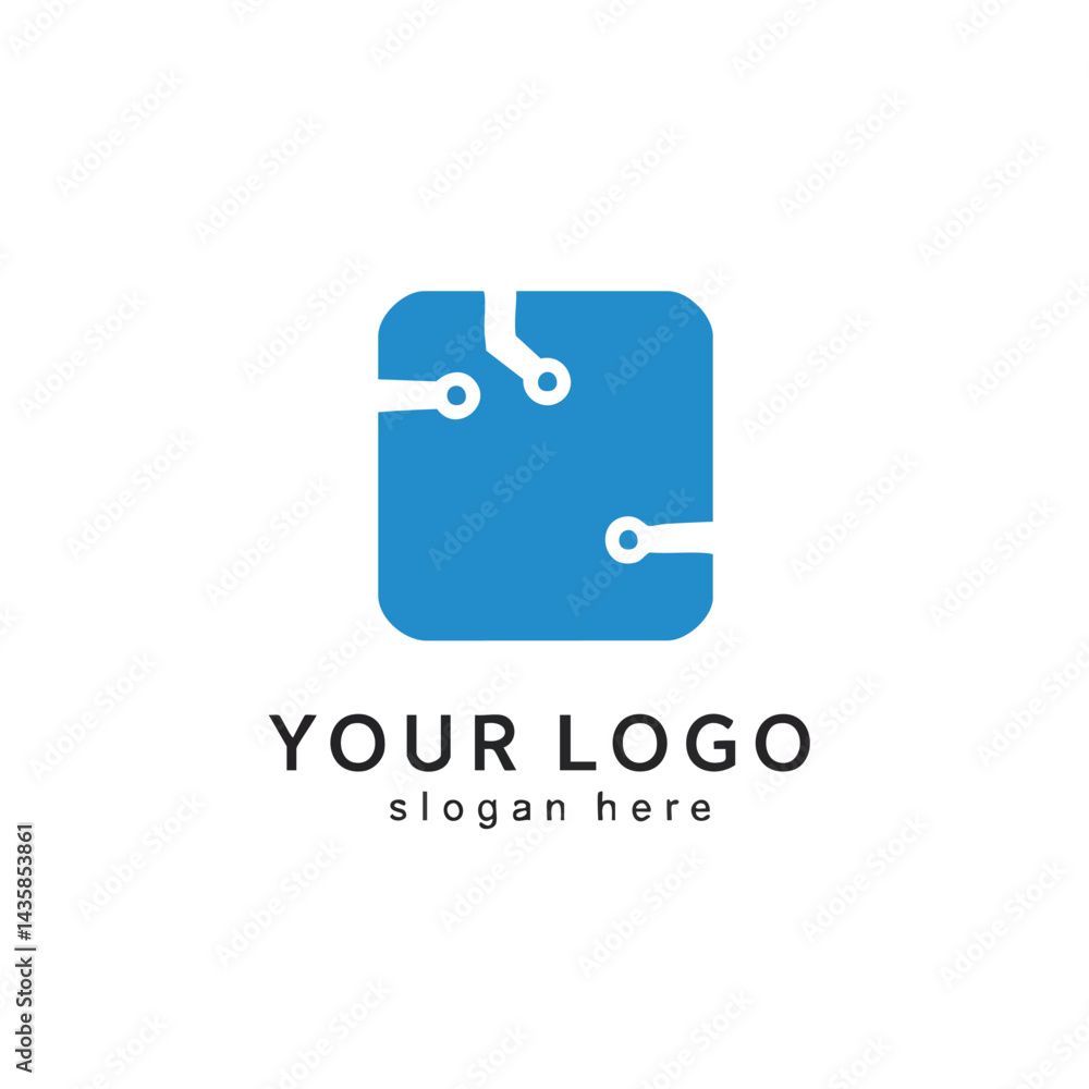Blue rounded square logo with minimalist circuit board lines and nodes, representing technology, data, or connection.
Blue rounded square logo with minimalist circuit board lines and nodes, representing technology, data, or connection.