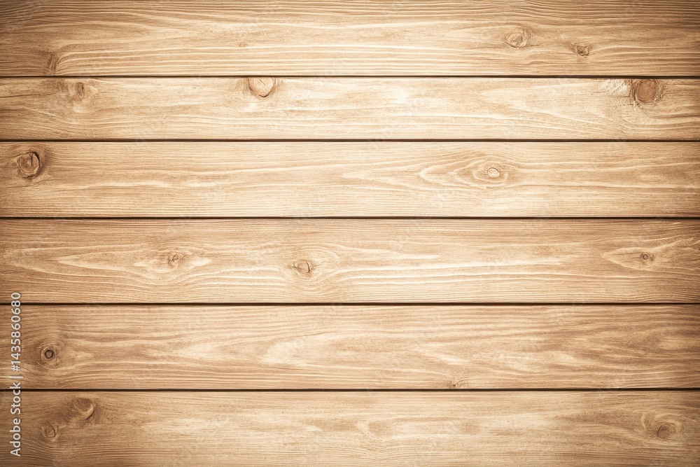 Fototapeta premium Light Beige Wooden Plank Background