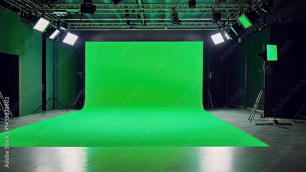 Professional Green Screen Studio Setup for Virtual Production and ...