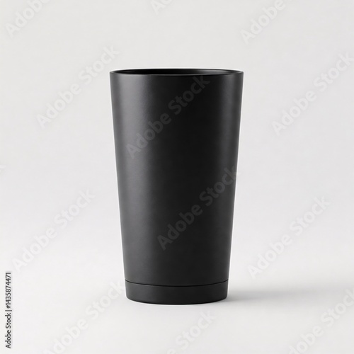 Wallpaper Mural A matte black tumbler, isolated on a white background Torontodigital.ca
