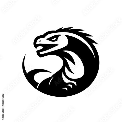 Wallpaper Mural Dragon Comodo Logo Symbol Komodo Island  Torontodigital.ca