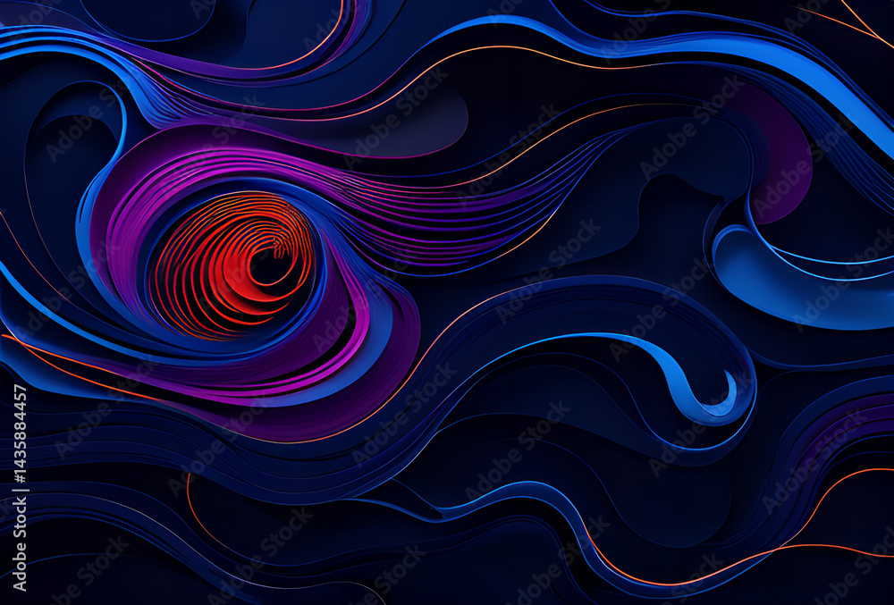 Future Rainbow Bright gradient background with mixed colors with tile transition, threads top. fluid, funky, futuristic, glow, glowing, grain, grunge, heaven, in good quality, generative ai