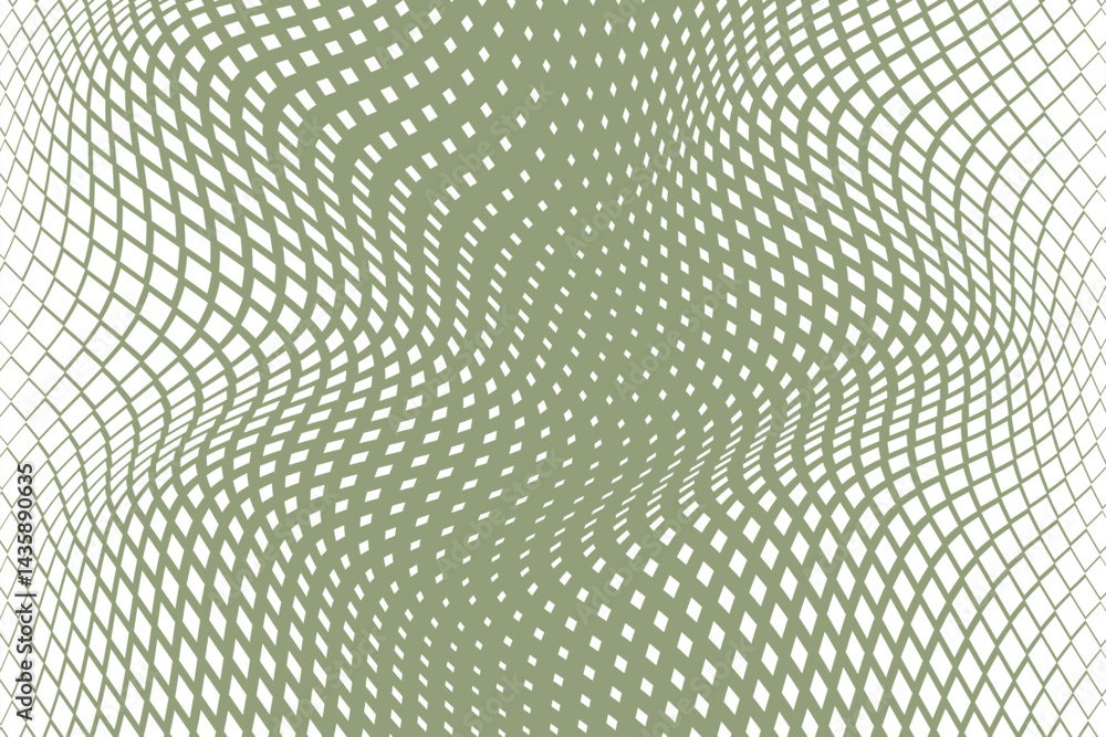 simple abstract white color square half tone wavy distort blend pattern on ancient olive color background simple abstract white color square half tone wavy distort blend pattern on ancient olive color background