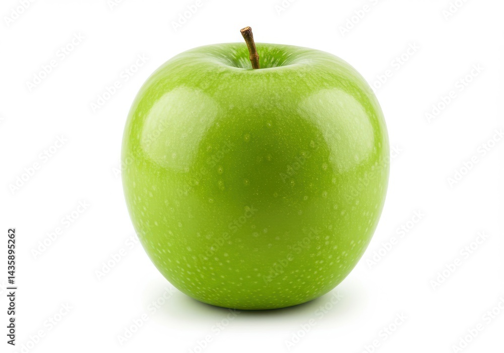 Green apple fruit isolate on white background Green apple fruit isolate on white background