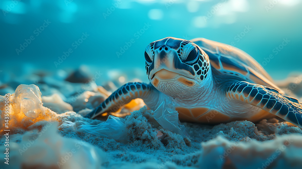 Fototapeta premium green sea turtle