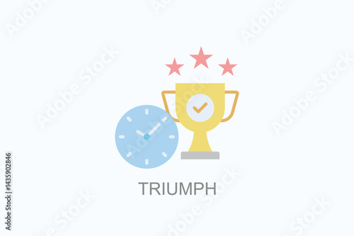 Triumph Icon Or Logo Isolated Illustration