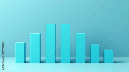 Free Download Simple D bar chart with light blue bars, easy-to-read labels, and a flat design - GFXLoad