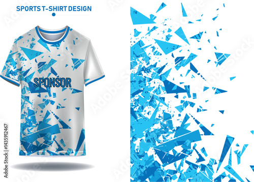 Soccer jersey design for sublimation