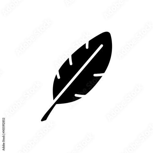 Feather Icon in Mid-Air Representing Spiritual Freedom