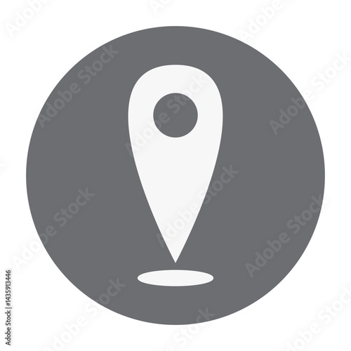 Location Modern Business Icon