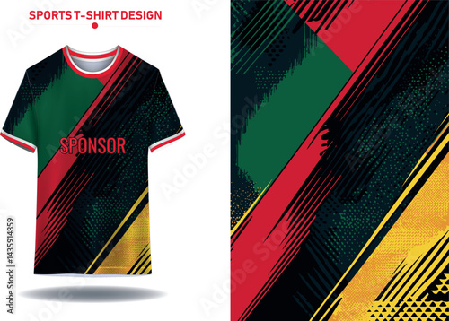 Soccer jersey design for sublimation