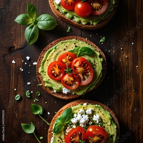 Wallpaper Mural Fruits, roasted, rice, fish, vegetables etc. Torontodigital.ca