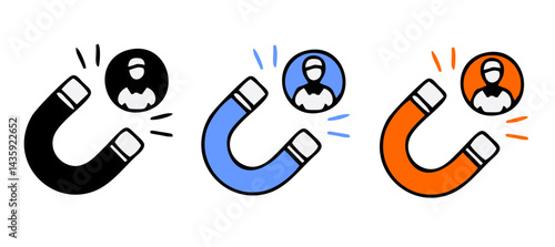 Lead Generation outline icon. Creative Lead Generation flat trendy style illustration on white background