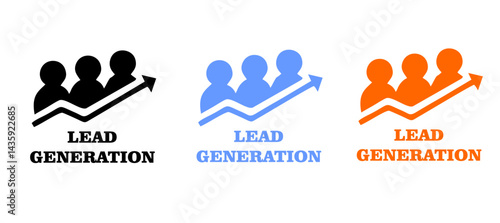 Lead Generation outline icon. Creative Lead Generation flat trendy style illustration on white background