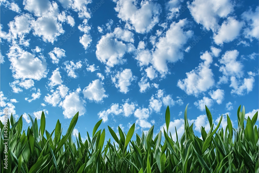 Grassy Field On A Sunny Day