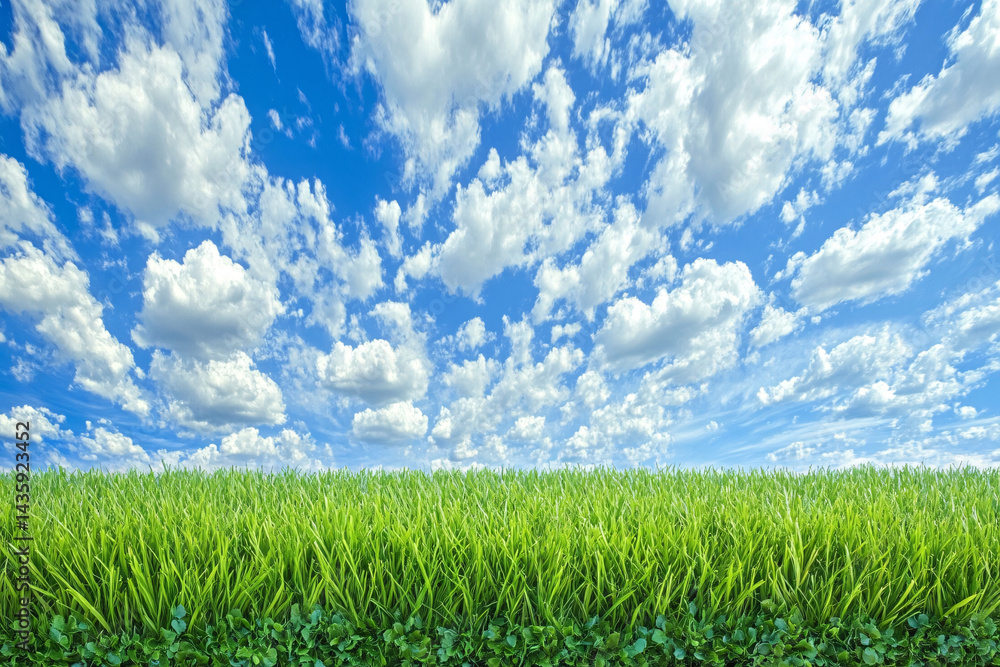 Grassy Field On A Sunny Day