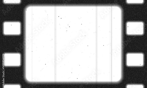 Old film light leaks texture with scratches, noise, iridescent light. Rainbow lens flare effect, camera film filter with bokeh, dust, grain. Distressed retro movie, photo burn effect. 3D vector