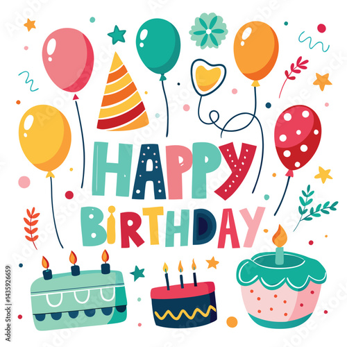 Happy Birthday Illustration (1)