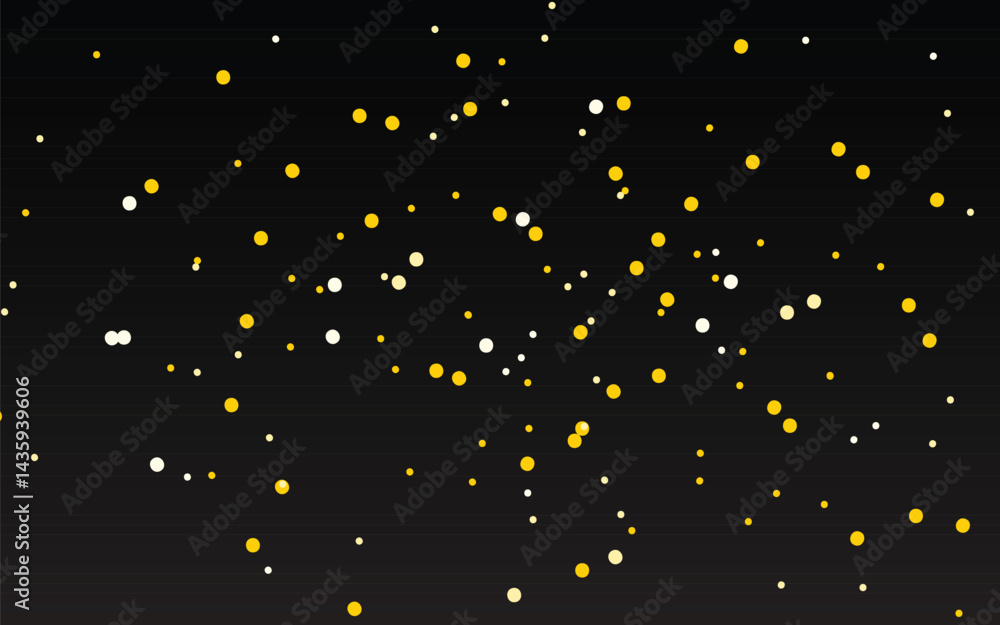 scattered pattern of small yellow and white dots against a dark background. The dots vary slightly in size and brightness, creating an effect that could resemble stars in the night sky or perhaps scattered pattern of small yellow and white dots against a dark background. The dots vary slightly in size and brightness, creating an effect that could resemble stars in the night sky or perhaps