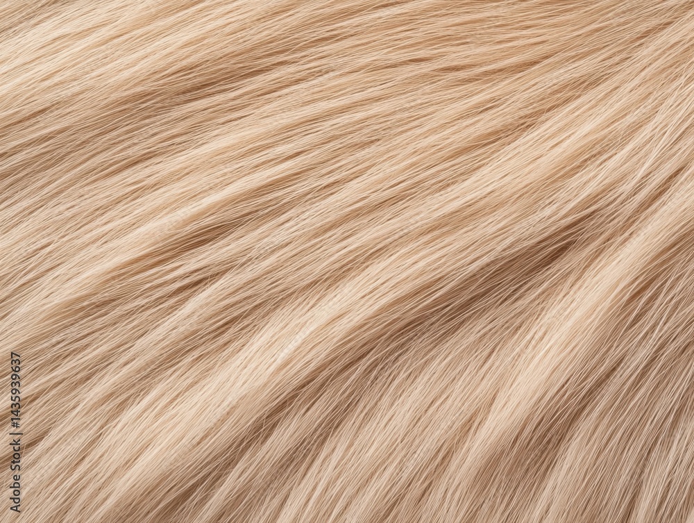 Fototapeta premium Light beige fur texture
