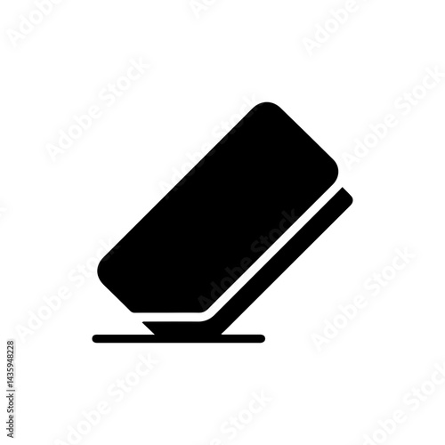 Black Icon of Whiteboard Eraser