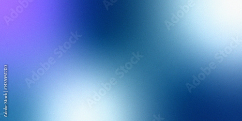 Blue purple grainy gradient vertical glowing abstract light wave on black noise texture background .Neon purple blue and mint green colorful gradient background Best design for your ad, poster, bann.
