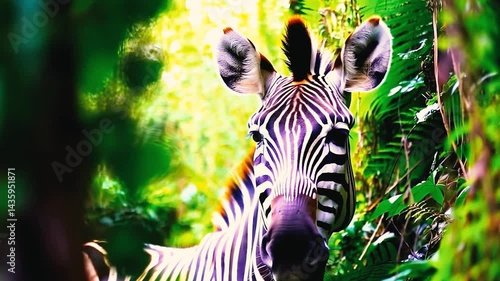 zebra close up