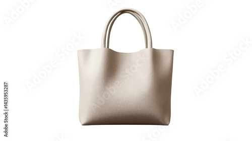 Wallpaper Mural Elegant beige handbag on a simple background. Torontodigital.ca