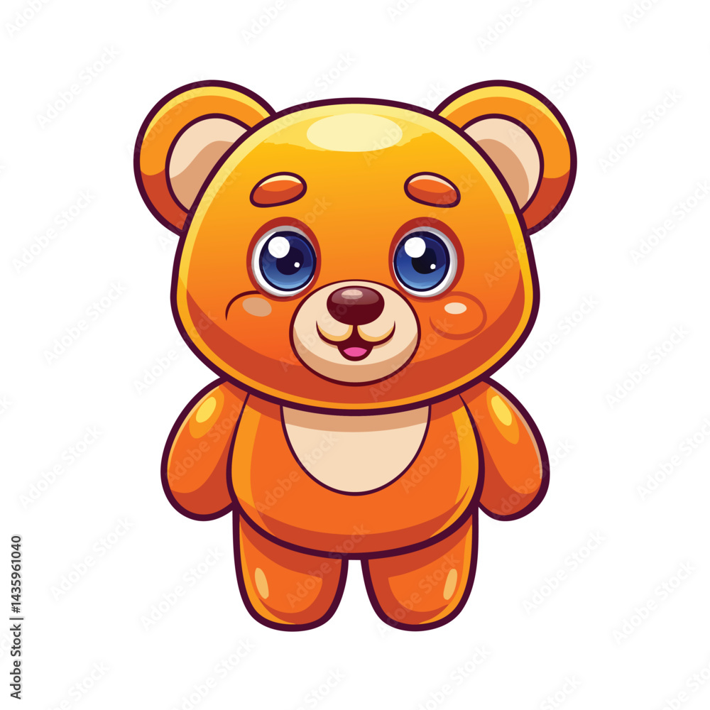Obraz premium Cute cartoon bear (1)