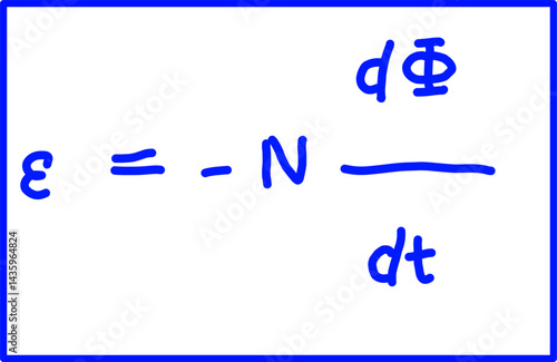 physics of magnetic fields, electromagnetic induction, physics formula of electromotive force Induction, coils have coils