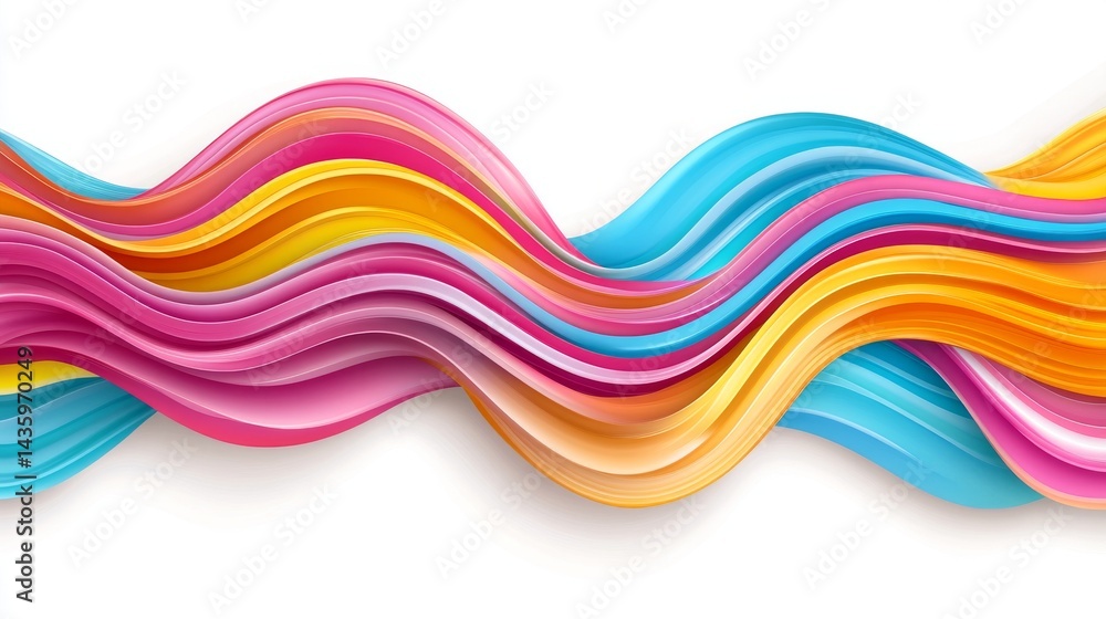 Vibrant Abstract Colorful Waves Background Design Vibrant Abstract Colorful Waves Background Design