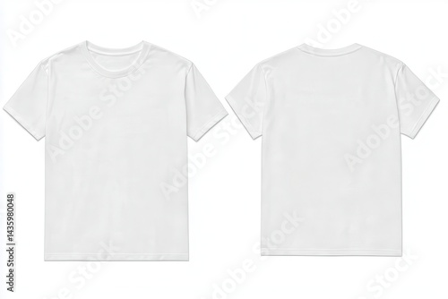 Blank white t-shirt mockup (2)