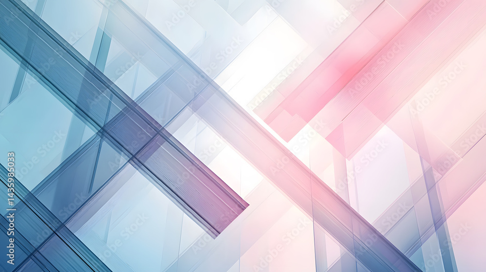 Fototapeta premium Dynamic abstract geometric patterns in tech vibe artwork creative studio digital art modern aesthetic high-resolution visuals