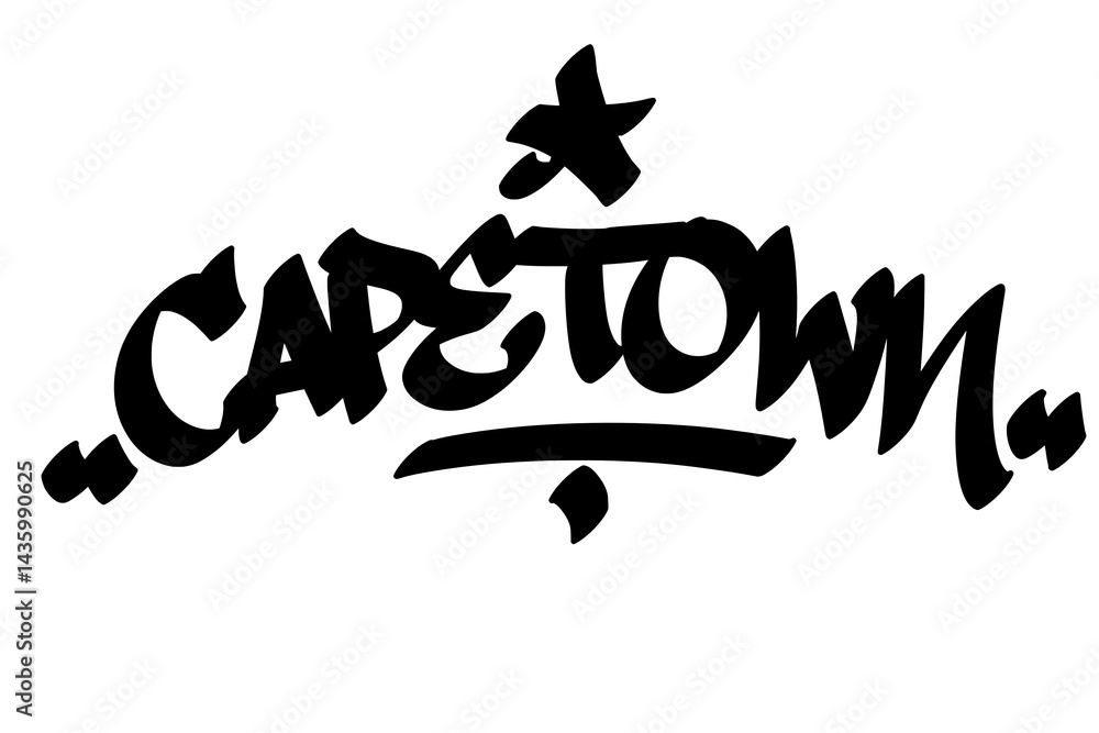 Fototapeta premium Graffiti tag text