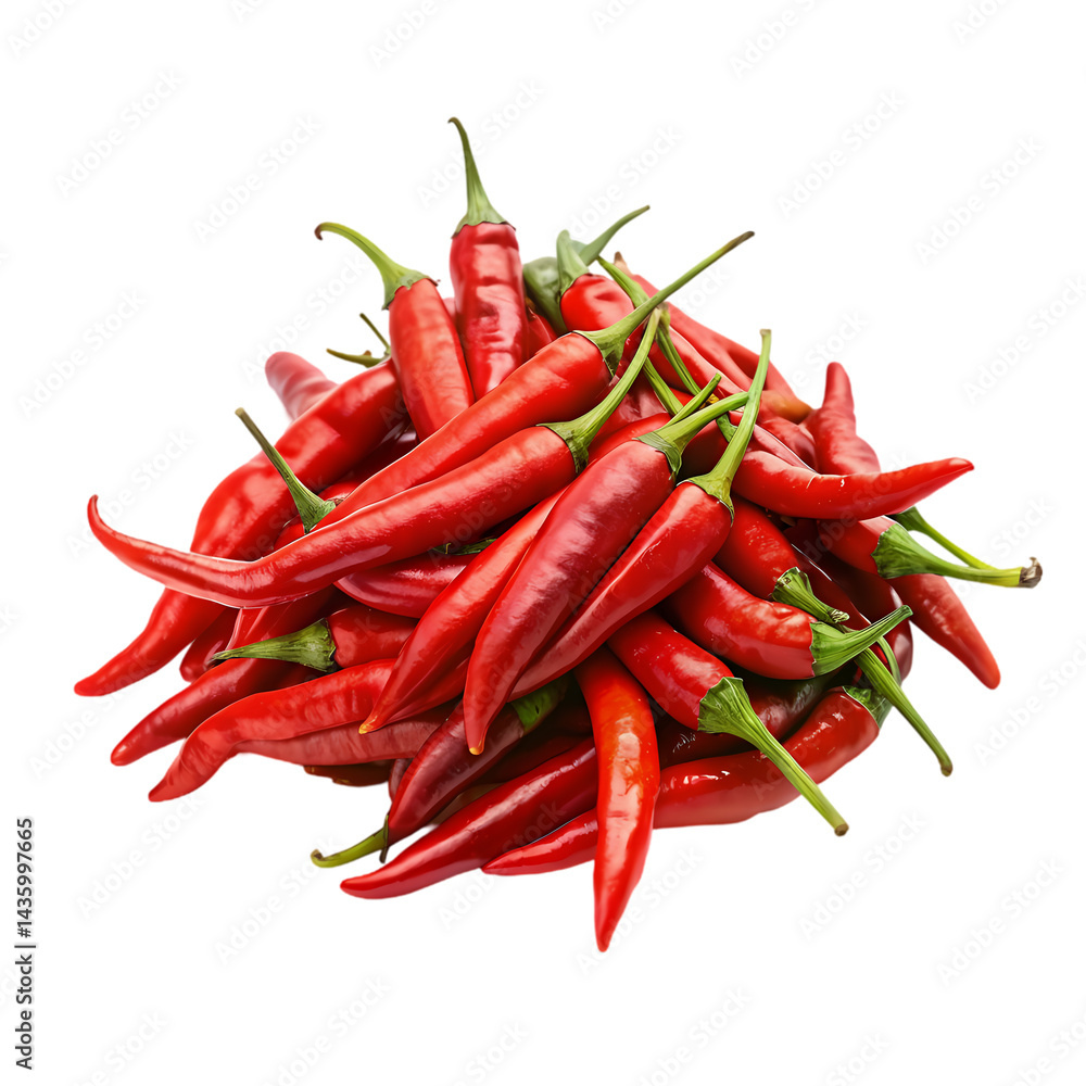 Spicy Red Chili Peppers HighQuality Stock Photo on transparent background Spicy Red Chili Peppers HighQuality Stock Photo on transparent background