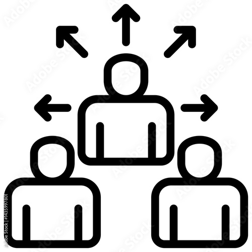 Outsourcing Icon