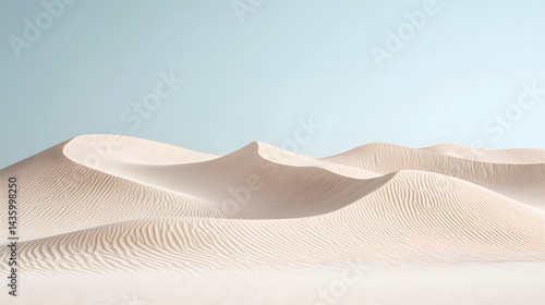 Obraz na płótnie Serene Sand Dune Landscape Calm Desert Background Texture w salonie